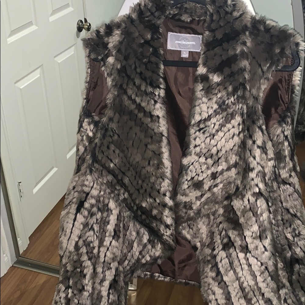 Faux Fur Jacket Vest